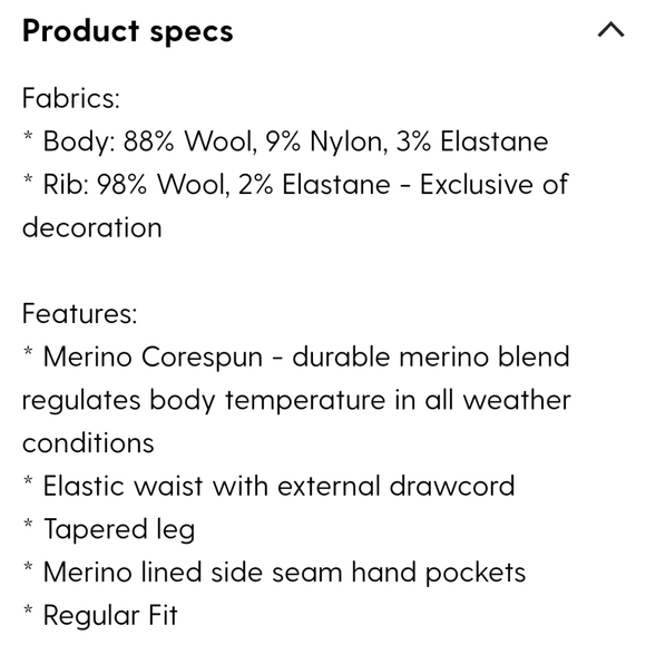 Icebreaker merino crush sweatpants joggers - Picture 3 of 5